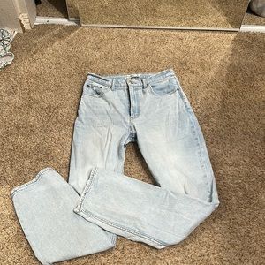 Abercrombie & Fitch ultra high rise curve love jeans. Size 30, light wash